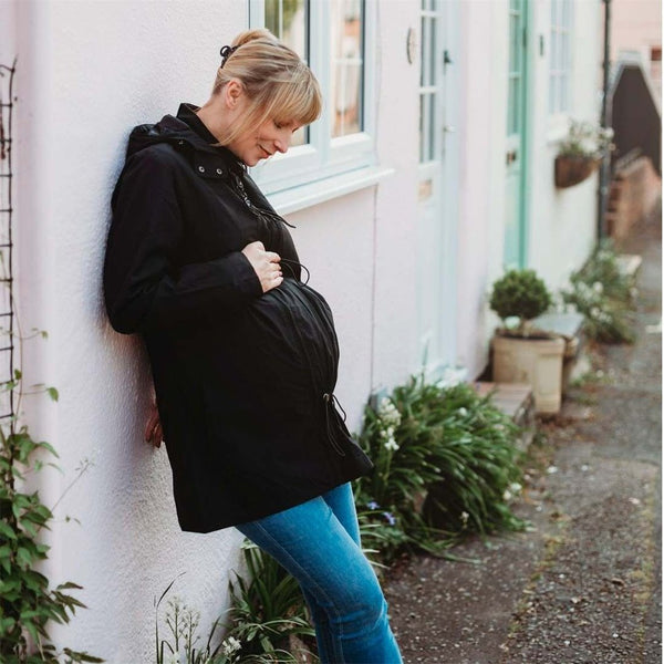 Numbat Go Wombat London Maternity and Babywearing Jacket (Black)