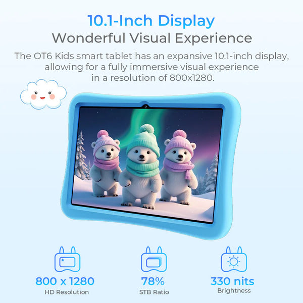 Children's Educational Tablet Android 13, 10 inch screen 64GB-