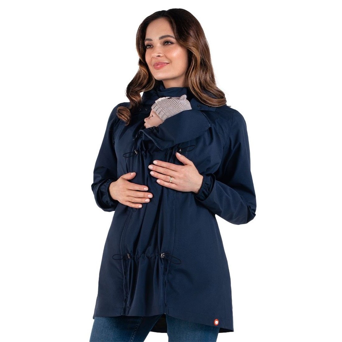 Numbat Go Wombat London Maternity and Babywearing Jacket (Navy Blue)