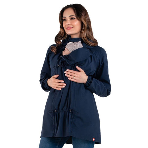 Numbat Go Wombat London Maternity and Babywearing Jacket (Navy Blue)