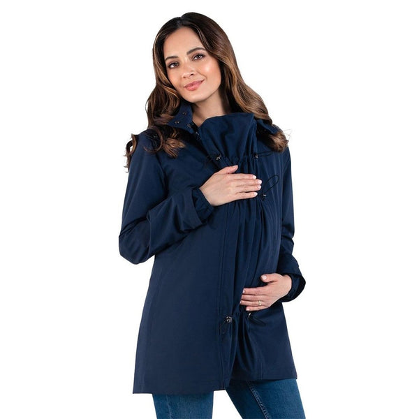 Numbat Go Wombat London Maternity and Babywearing Jacket (Navy Blue)