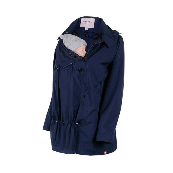 Numbat Go Wombat London Maternity and Babywearing Jacket (Navy Blue)