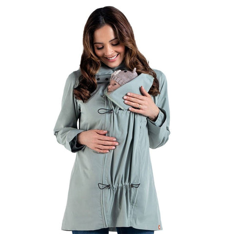 Numbat Go Wombat London Maternity and Babywearing Jacket (Mint)