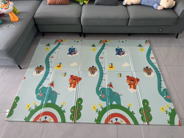 PIRA Foldable & Reversible Extra Large Play Mat- Animals/Alphabet 200x180cm- 15% OFF PRE ORDER