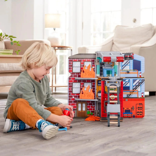 Adventure Bound™: 2-in-1 Transforming Fire Truck Play Set