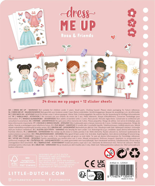 Dress me up book "Rosa & Friends"