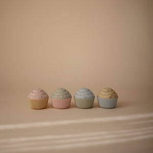 Mushie Mix and Match Cupcake Toy/ Bath Toy