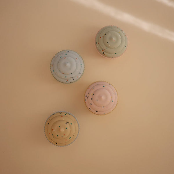 Mushie Mix and Match Cupcake Toy/ Bath Toy