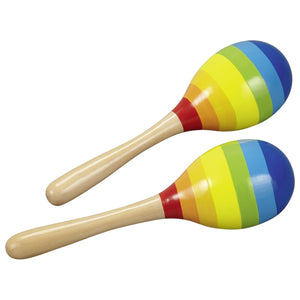 Goki Pair of Rainbow Maracas