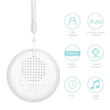 Portable, Wireless White Noise Sound Machine