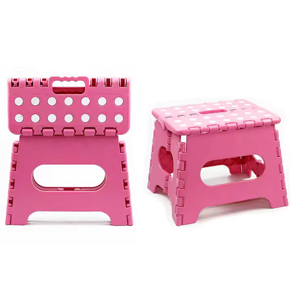 PIRA Foldable stool for kids- height 22cm RED/PINK/BLUE/PINK