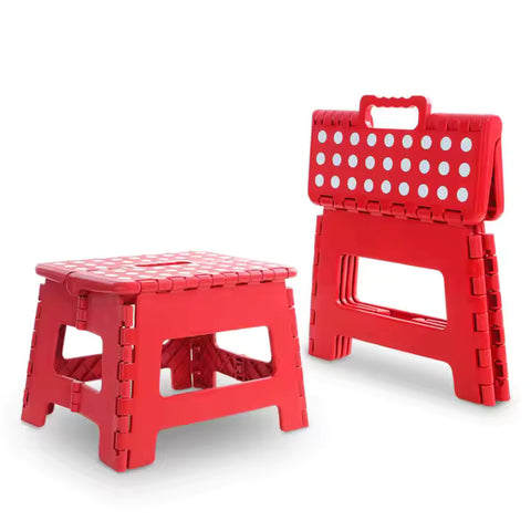 PIRA Foldable stool for kids- height 22cm RED/PINK/BLUE/PINK