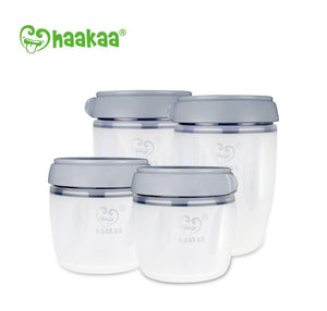 Haakaa Generation 3 Silicone Storage Container Set (2×160 + 2x250ml)