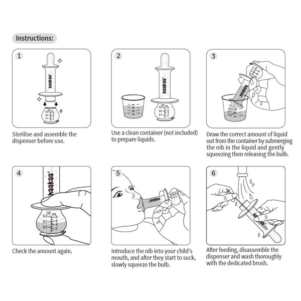 Haakaa SqueezieDose Silicone Dispenser