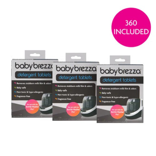 Baby Brezza BUNDLE OFFER: Detergent Tablets for Bottle Washer Pro (360 tablets)