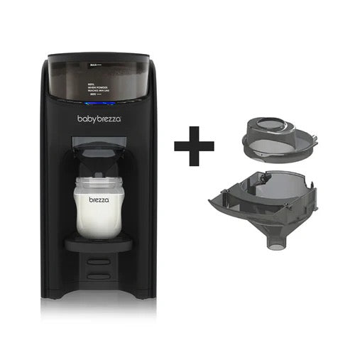 Baby Brezza BUNDLE OFFER: Formula Pro Advanced Black + Funnel And Cover Set