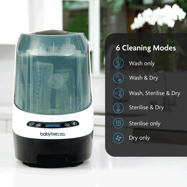 Baby Brezza BUNDLE OFFER: Formula Pro Advanced Black & Bottle Washer Pro