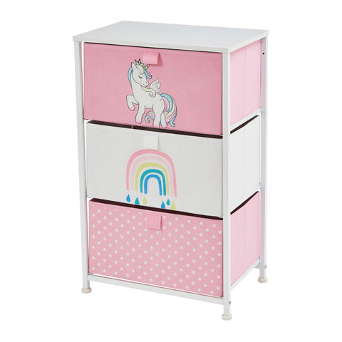 Liberty House Unicorn 3 Drawer Kids’ Storage Chest