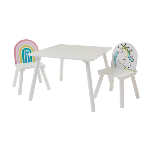 Liberty House Unicorn Table & 2 Chairs Set