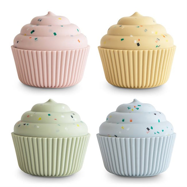 Mushie Mix and Match Cupcake Toy/ Bath Toy