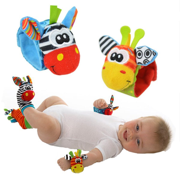 Sozzy Wrist Rattles & Foot Finders Set – Jungle