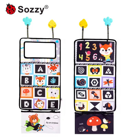 Sozzy Car Seat and Tummy Time Activity Cloth Book & Toy (v2)
