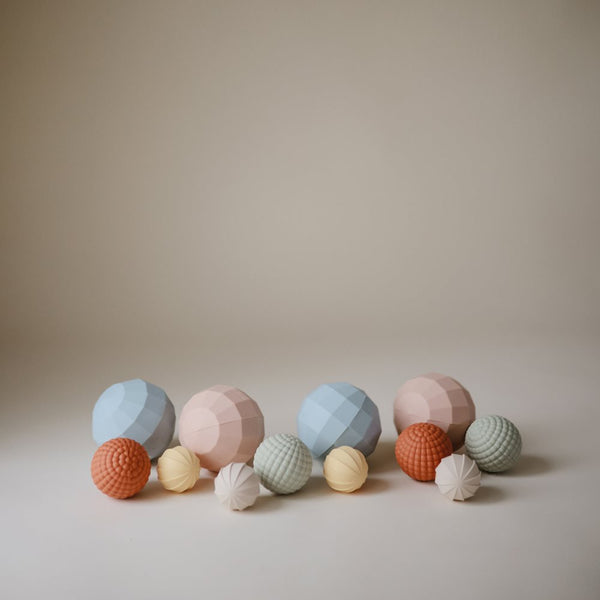 Mushie Nesting Spheres Sensory Toy