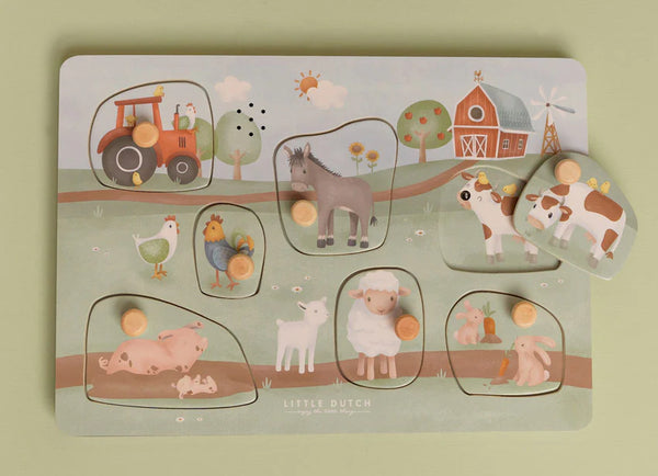 Wooden Sound puzzle Little Farm