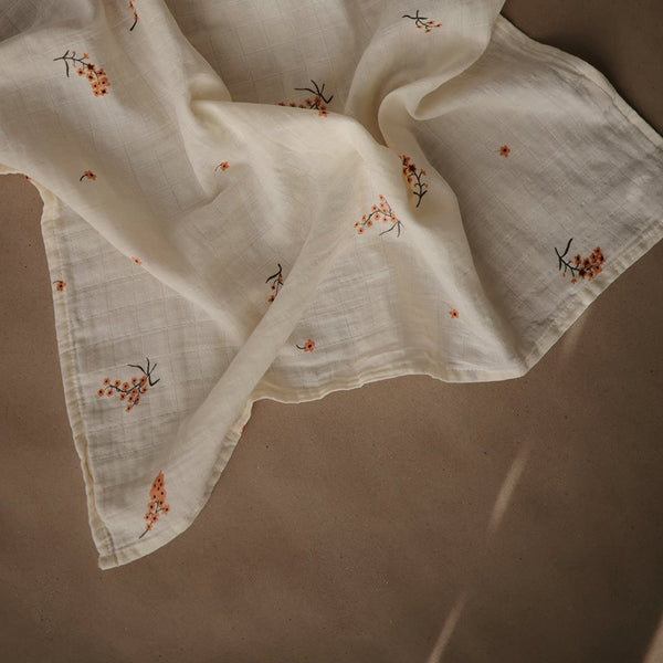 Mushie Muslin Cloth 3-pack - Flowers