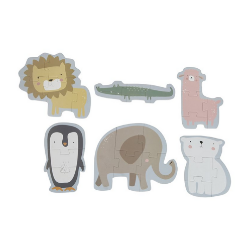 Animal puzzle - Zoo 6pcs