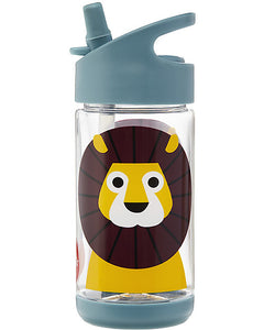 Bottle with Silicone Straw - Fox - 350 ml - BPA and phthalates free