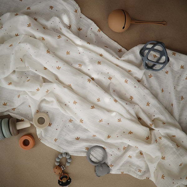 Mushie Muslin Swaddles