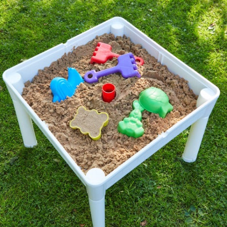 Liberty House 6 in 1 Multipurpose Activity Table & 2 Chairs Set-2 FREE tubs of natural Playdough of Wonderdough +2 cutters