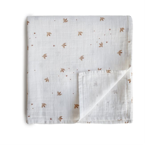 Mushie Muslin Swaddles